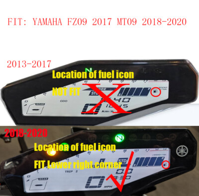 2017-2020 YAMAHA FZ09 2018-2020 MT09 LCD Display Speedometer