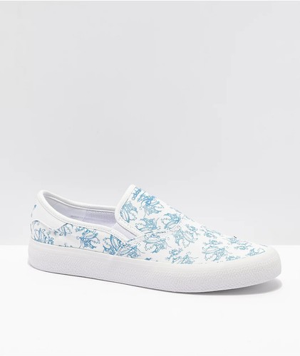 Adidas Disney x 3MC Slip 'Sport Goofy Pack - Surfing' Cloud White/Light Blue/Cloud White Skate Shoes (SNKR) FV9888 (US 8½)