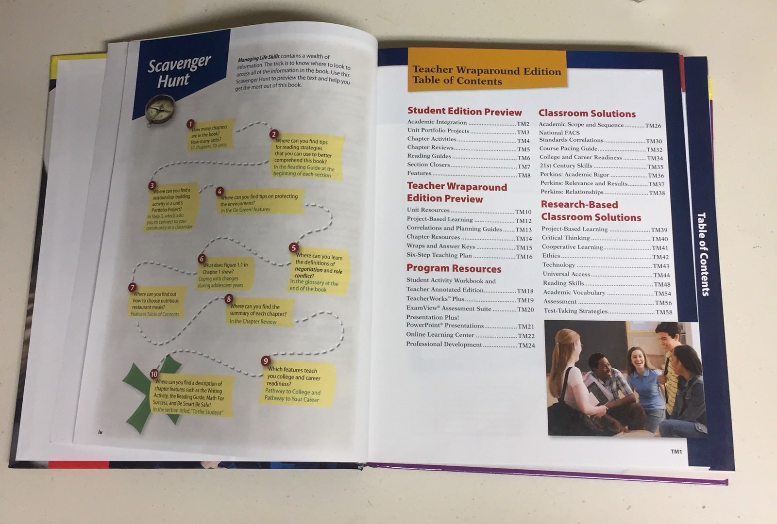 MANAGING LIFE SKILLS, Teachers Wraparound Edition By Glencoe / Mcgraw