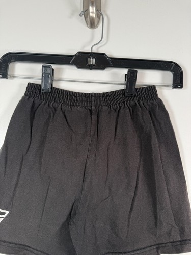 Vtg Nike Kids Boys Swoosh Active Athletic Gym Running Shorts Black Sz 7 9.5x4 - Picture 11 of 12