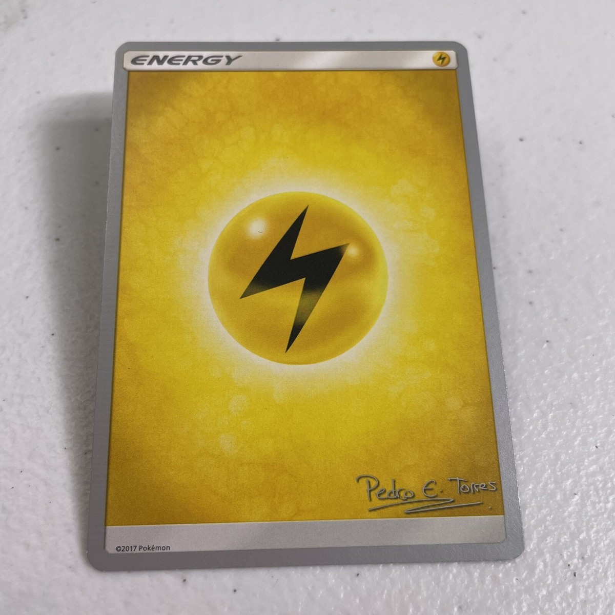 Pedro E Torres Lightning Energy Near Mint 2018 World Championship