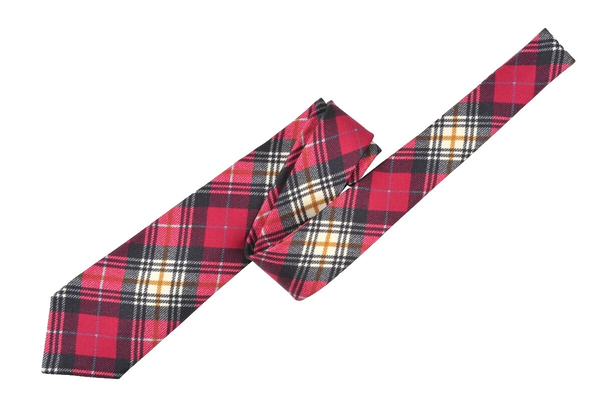 Lazos Kiton cuadriculados para hombres