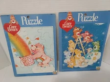 Vintage Carebears Puzzle Lot Of 2 Craft Master 1983