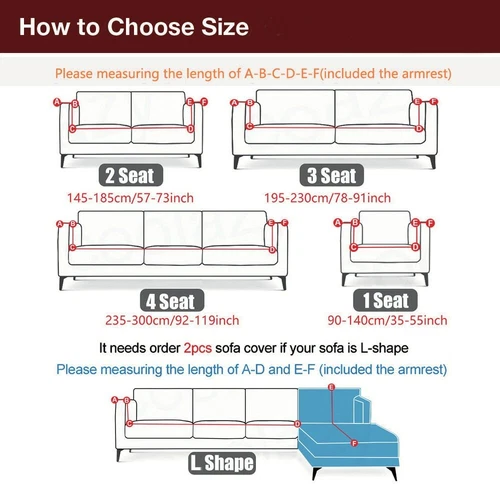 Sunflower Print Elastic Sofa Cover Stretch Slipcovers For Living Room 1-4 Seater - Picture 5 of 29
