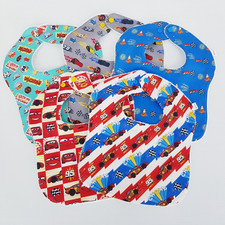 Baby Bibs Disney Cars Prints 5 x Mixed Pack 100 Cotton Handmade New