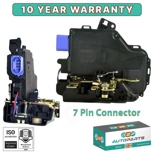 Hinten Links TüRschloss Stellmotor Mechanismus FüR VW Golf MK5 Jetta MK3 Touareg-image