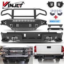 Frontrear Bumper Wwinch Plate For 2015-2019 Chevy Silverado 25003500 Hd Steel Frontrear Bumper Wwinch Plate For 2015-2019 Chevy Silverado 25003500 Hd Steel