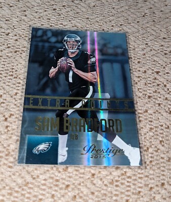 2015 SAM BRADFORD PRESTIGE EXTRA POINTS GOLD /50 (EAGLES)