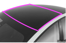 Fits 2017 - 2023 TESLA MODEL 3 PANORAMIC SUNROOF SUN ROOF WINDOW GLASS
