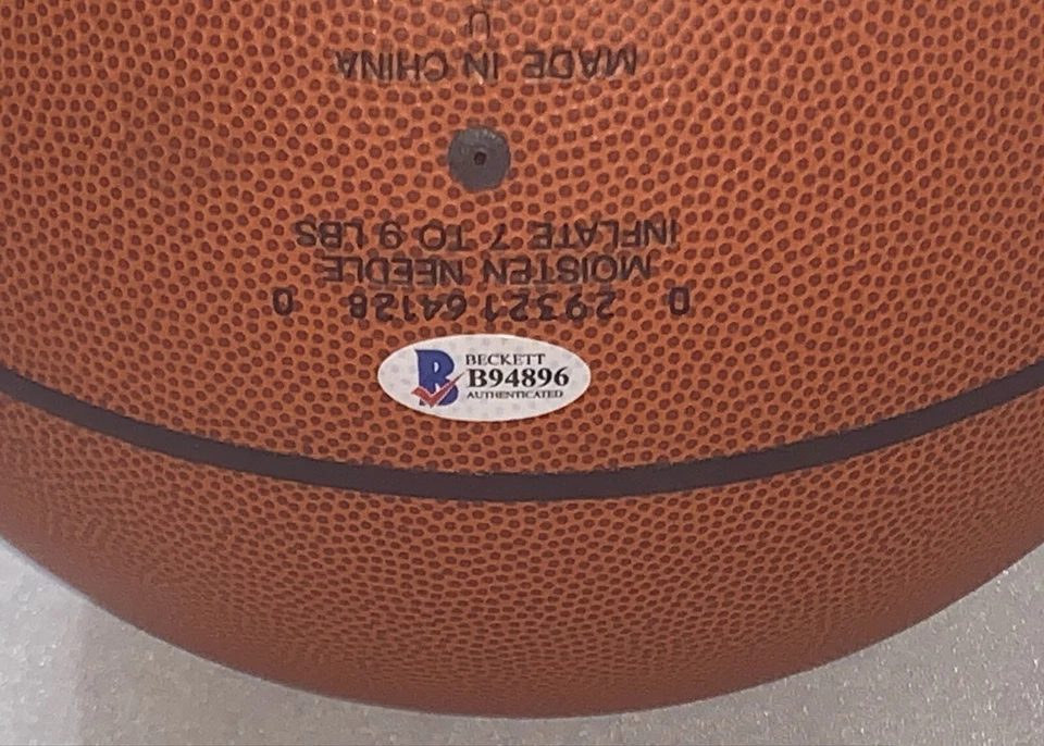 Baloncesto firmado por Anfernee Hardaway firma completa Orlando Magic certificado de autenticidad Beckett Foto 3 de 4