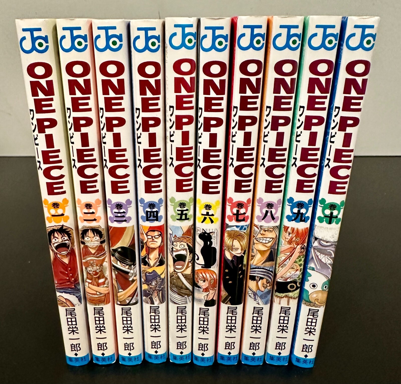 One Piece Manga Volumes 1-10 Japanese Comic First Edition by Eiichiro Oda *RARE*