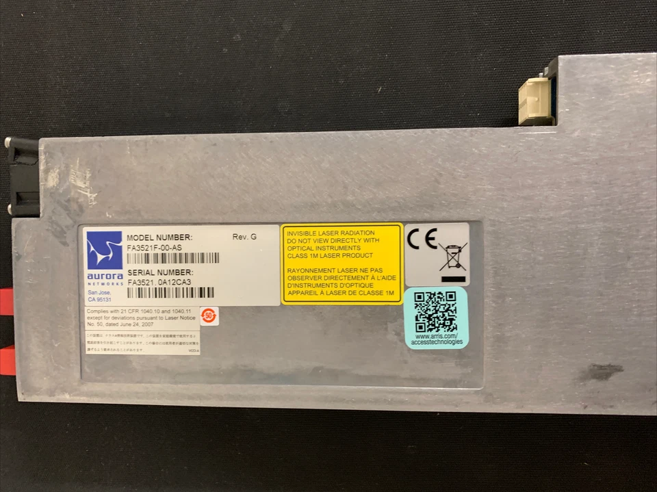 ARRIS / AURORA FA3521F-00-AS EDFA Gained Flattened 21 dBm SC/APC - Image 3 of 4
