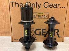 NOS T-GEAR USA Eclipse Vintage Hub set 32H TITAN axle 135mm-8sp XTR bl/yel. Ltd