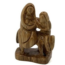 Olivenholz christlicher Weg nach &Auml;gypten 5 Zoll von Bethlehem Zertifikat