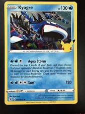 Pokemon Celebrations Kyogre Holo Rare Card 003/025 NM