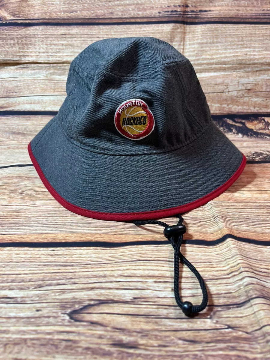 New Era Houston Rockets NBA Bucket Hat Hardwood Classics Gray Size