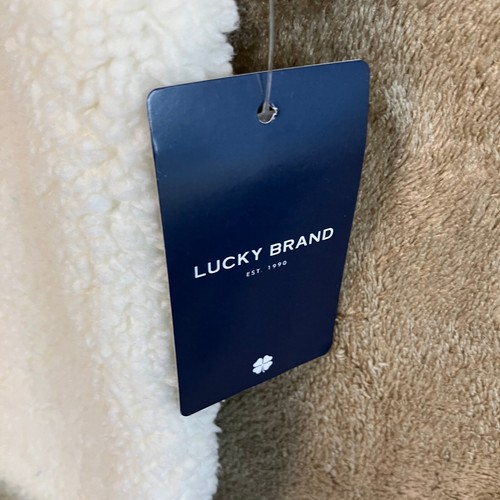 Lucky Brand Womens Handcrafted Oversized Quilted Vest Size XS White Blue NWT - Picture 6 of 14