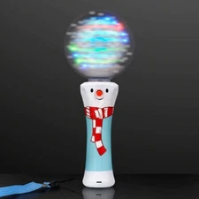 Winter Wonderland Spinning Snowflake LED Light Up Wand SNOW CARNIVAL BUY MORE$$$