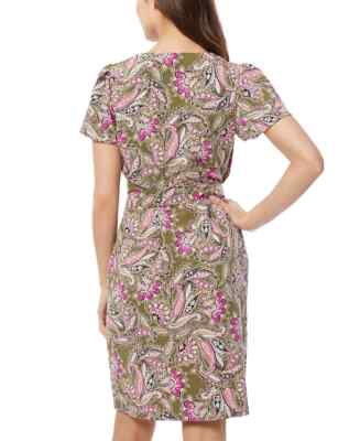 Jones New York Women's Flutter-Sleeve Utility Dress Jasper Green Multi Size XS | eBay Jones New York Women's Flutter-Sleeve Utility Dress Jasper Green Multi Size XS | eBay