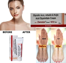 Demelan Cream for Fix Dark Spots, Reduce Marks, Lighten Pigmentation, 20g