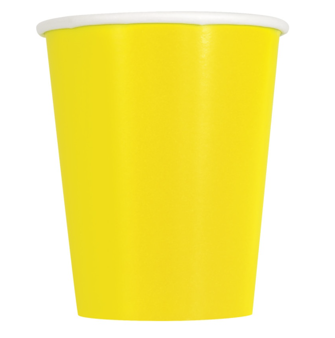 70 Yellow 9oz Paper Cups Birthday Party Garden BBQ Celebration Decoration