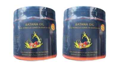 2x The Miracle Batana Öl Leave-In Haarmaske 500ml + 30% kostenlos je 28,16 oz