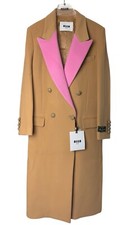 BNWT Women s MSGM Double Breasted Overcoat IT...