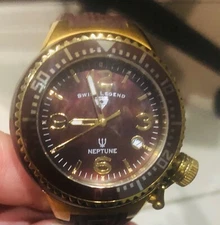 Swiss Legend 11844BRWGA Ceramic Wrist Watch for Women