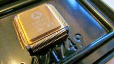 Raytheon Space Airborne HYBRID DDS 120-pin Gold Lead QFP Microchip Vintage-IC