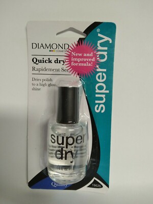Diamond Cosmetics Super Dry Quick Dry Nail Polish Top Coat #19625 NEW 