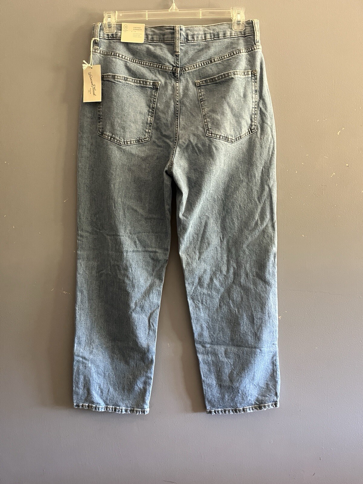 Universal Thread Womens Button Fly Blue Jeans Vin… - image 5