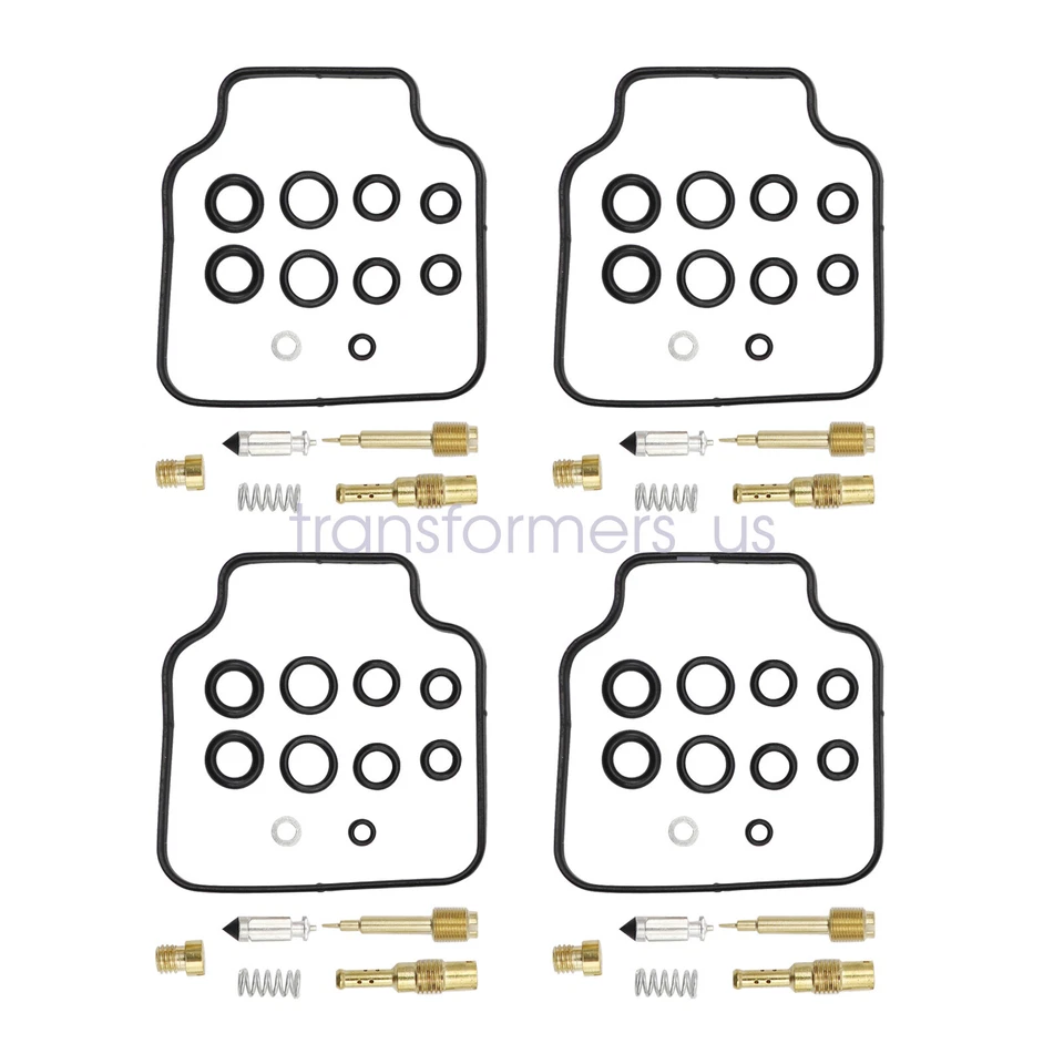 4 x Kit de reconstrucción de carburador para Honda NightHawk 650 CB650SC Carb 1983-1985 Foto 3 de 4