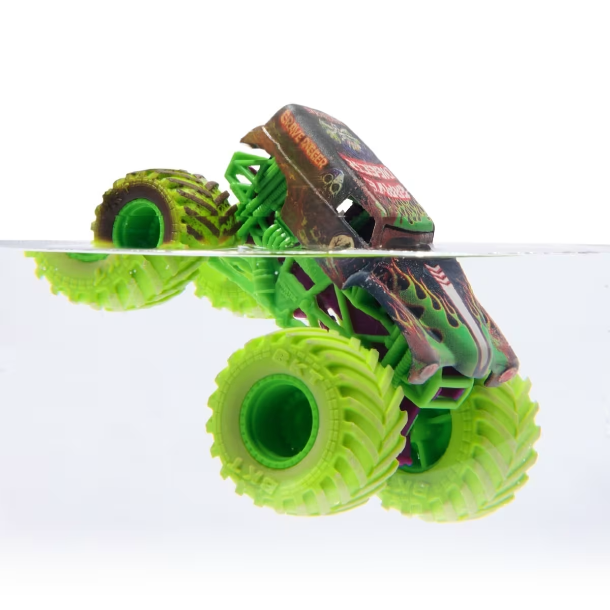 Monster Jam Mud Blasters Grave Digger Kids Model Diecast Toy