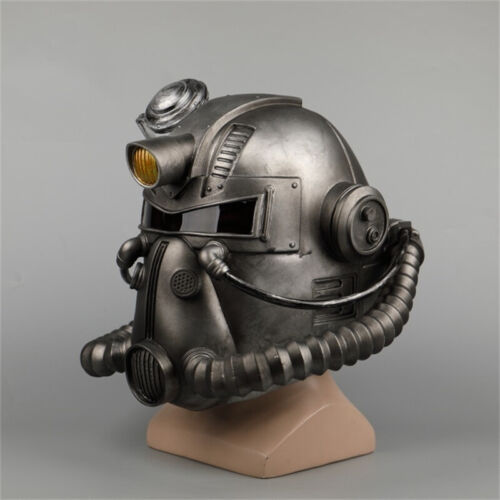 Game Replica Power Armor Helmet Fallout Soldier PVC Mask Wearable Cosplay Props - Picture 3 of 11