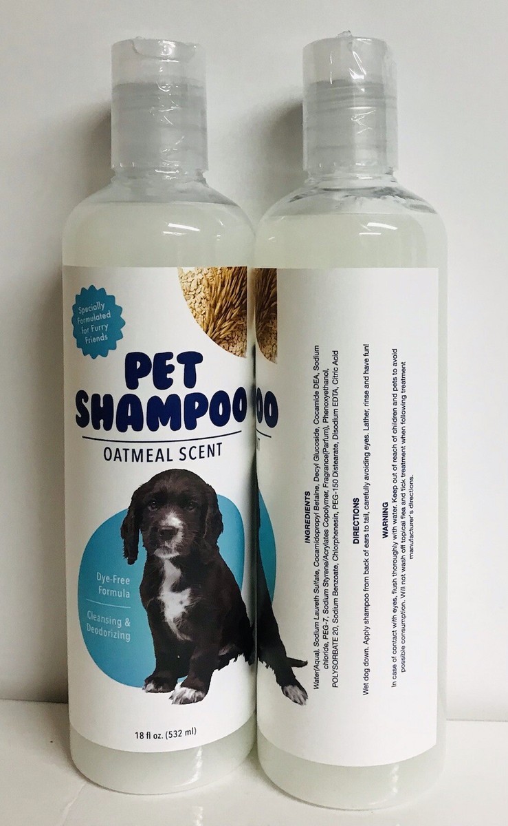 2-Pack PAW NYC ~ Oatmeal Cleansing & Deodorizing Pet Shampoo 18 fl