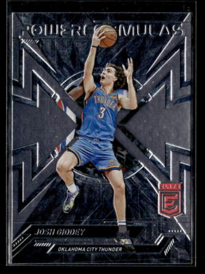 Josh Giddey - 2022-23 Panini Donruss Elite Power Formulas #7 OKC Thunder