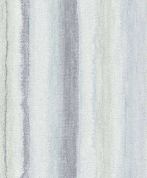 Eur 4,13/Qm / Tapete Marburg 34425 Shades Ii Streifen Mint Grau GrüN Aquarell-image