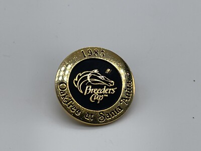 Vintage 1985 Oaktree at Santa Anita Breeders Cup Lapel Hat Pin