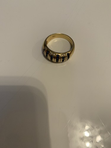 Ring gold 750 Saphir Und Diamanten Gr 55 Massiv Wie Neu - Bild 7 von 11