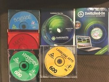 Switched on Schoolhouse, 6th grade 4 subject complete free ship, AOP SOS