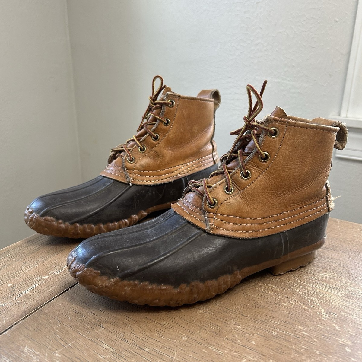 VTG LL Bean Maine Hunting Shoes Men display picture 1