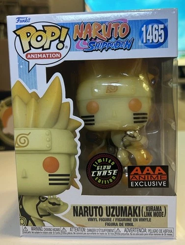 Funko Pop! Naruto Uzumaki Glow Chase #1465 AAA Anime Exclusive