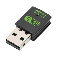 600MB WiFi Bluetooth 4.2 Dongle Networking Card Wireless Receiver Free Drive NY