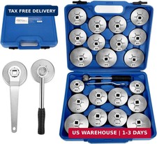 BETOOLL 23pcs Oil Filter Wrench Set, Oil Filter Socket Set with 65, 67, 72, 73,