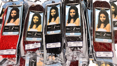 Hair Afro Ez Twist Wig - Synthetic Box Braids, Lightweight & Natural