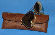 RARE B L RAYBAN CARAVAN TRU PILOT MIRRORED SUNGLASSES w/CASE 58/16