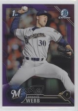 2016 Bowman Draft Chrome Picks Purple Refractor 50/250 Braden Webb #BDC-82 1v7
