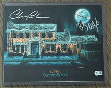 CHEVY CHASE BEVERLY D'ANGELO DUAL SIGNED PHOTO 11X14 CHRISTMAS VACATION BECKETT