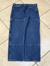 Dickies Men’s Y2k Denim Double Knee Carpenter Jeans Size 34x30