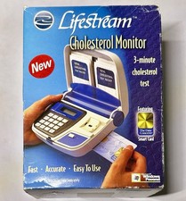 Lifestream Cholesterol Monitor LSP 3100 Smart Card, SoftClix Both NOT TESTED